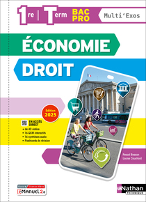 Economie-Droit - 1re/Tle Bac Pro - Coll. Multi'Exos - Ed. 2025